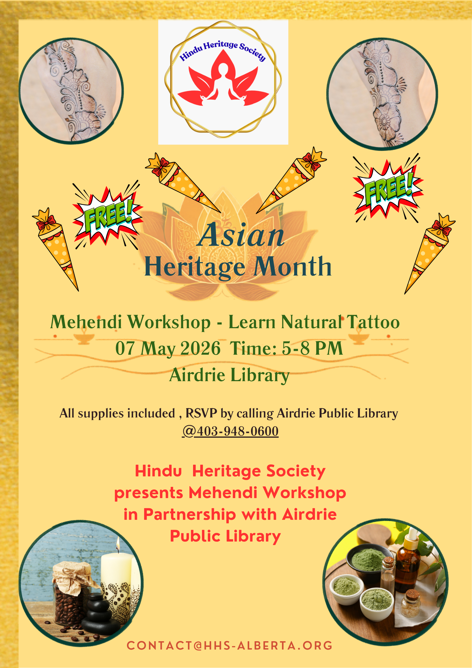 Mehndi Workshop 07 May 2026